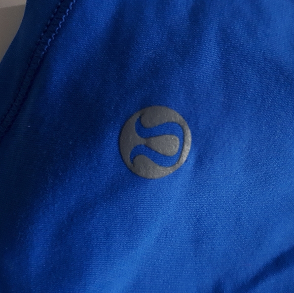LULULEMON Blue Muscle Tee Tank top - Picture 4 of 5